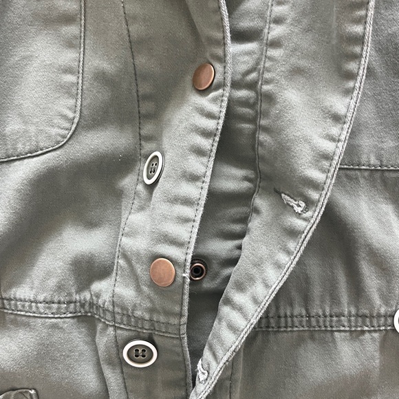 Pistola Olive Green short sleeve Jumpsuit size S - Picture 9 of 14